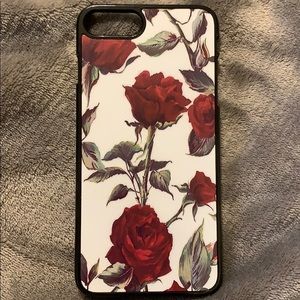 sparkling roses iphone 7/8 plus case